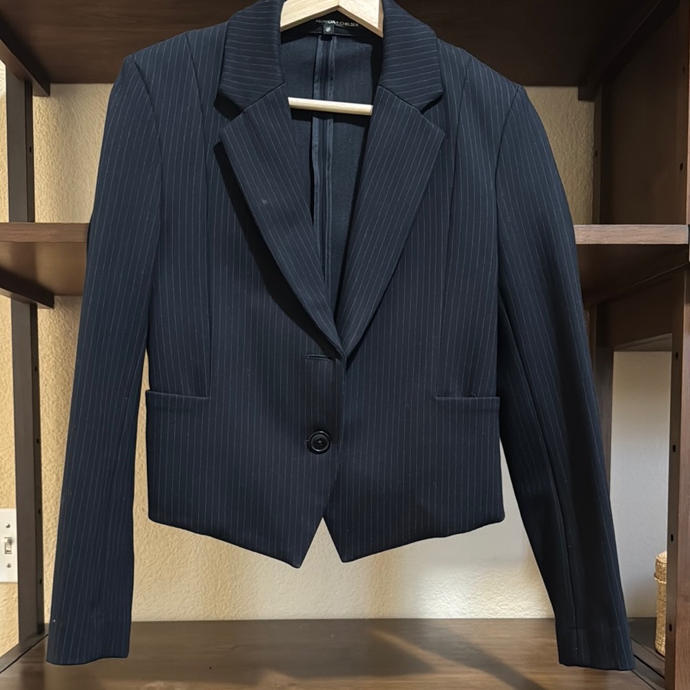 Amanda & Chelsea Black Blazer Tailored Suit Jacket
